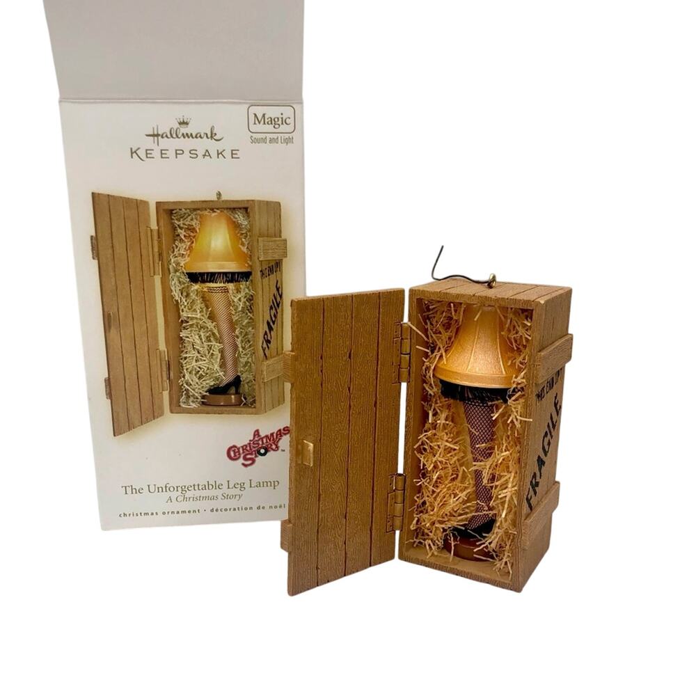 Hallmark Keepsake Christmas Ornament The Unforgettable Leg Lamp Christmas Story - Picture 15 of 16